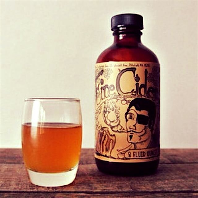 It's cold outside. Keeping healthy with generous doses of fire cider. We love this stuff!