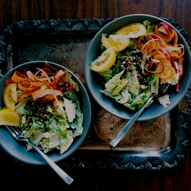 my favourite vegan Caesar salad dressing causes addiction to salads... recipe on mynaturalkitchen...