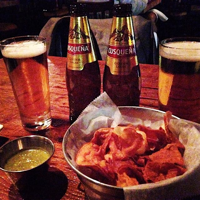 Early birthday celebrations, Peruvian style. 