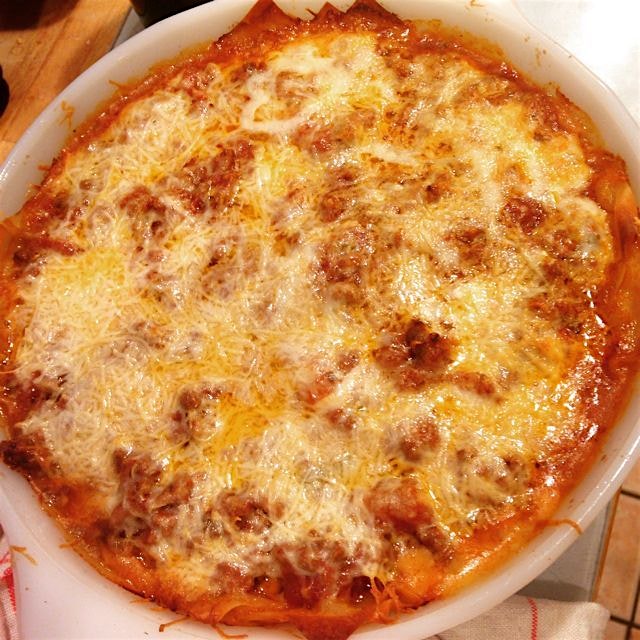 Make your lasagne early so you can reheat for dinnertime