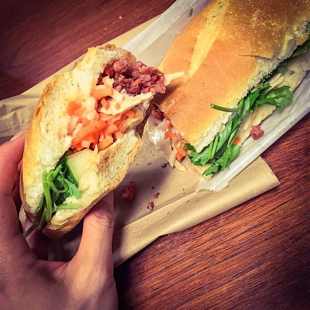 The Banh Mi sandwich: the perfect example of the blending of cultures during the French occupatio...