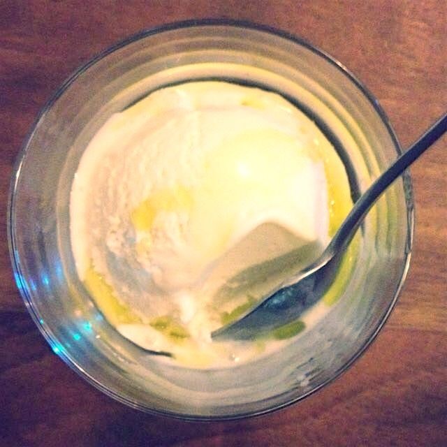 Pianogrillo Extra Virgin Olive Oil gelato.