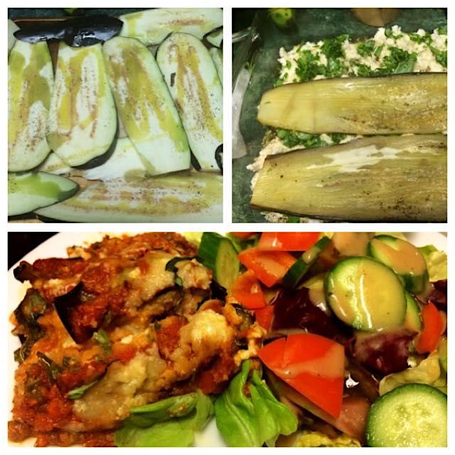 Step by step baked eggplant parm #solongjuno