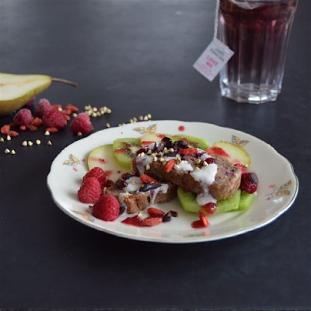 vegan fench toast- yummy!!