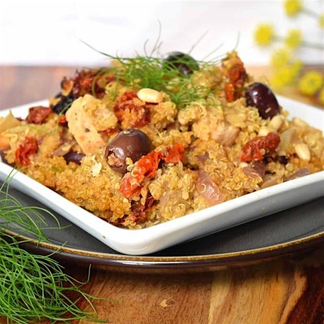 Chicken and Fennel Quinoa. ❤️😋🌿 Recipe is on the link in my bio. 