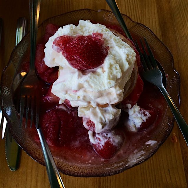 {strawberry shortcake for two}