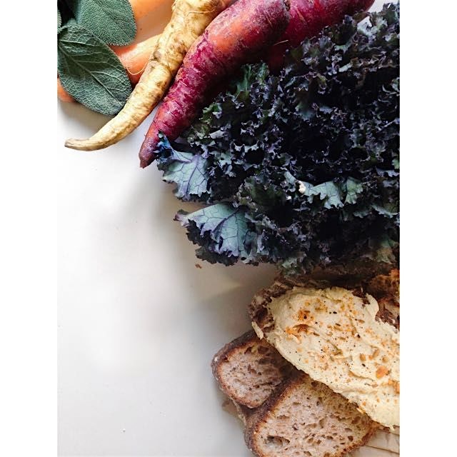 Makings of a blizzard lunch. 