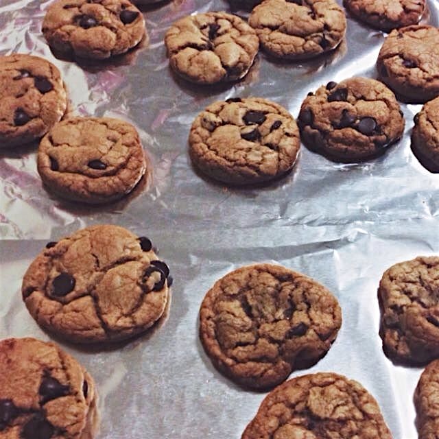 Oat, walnut & chocolate chip cookies to last us for the entirety of this blizzard #juno2015
