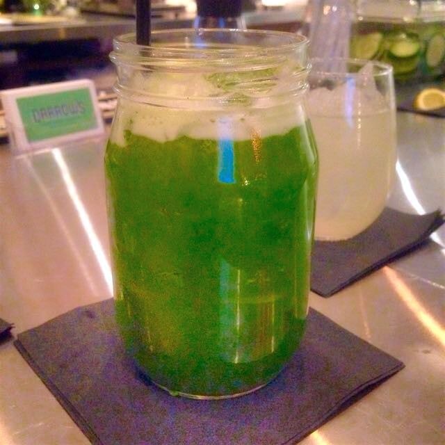 Darrows Smash cocktail earlier at this lovely new spot. Delicious. Happy hour. Yum.