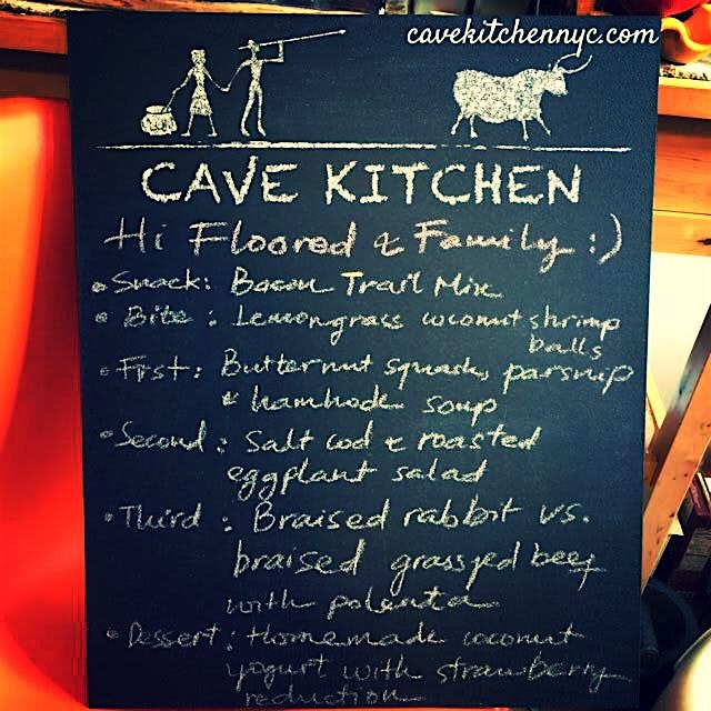 Our latest #cavekitchen dinner...