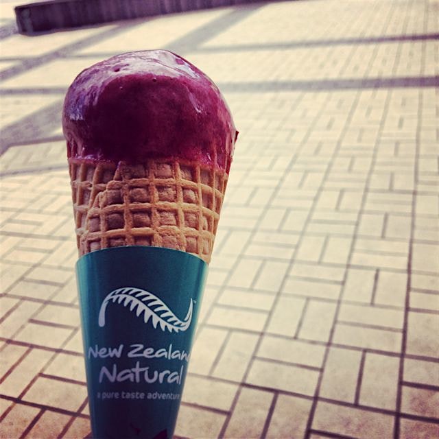 Berry sorbet. Hot day. New Zealand Natural. Refreshing. 