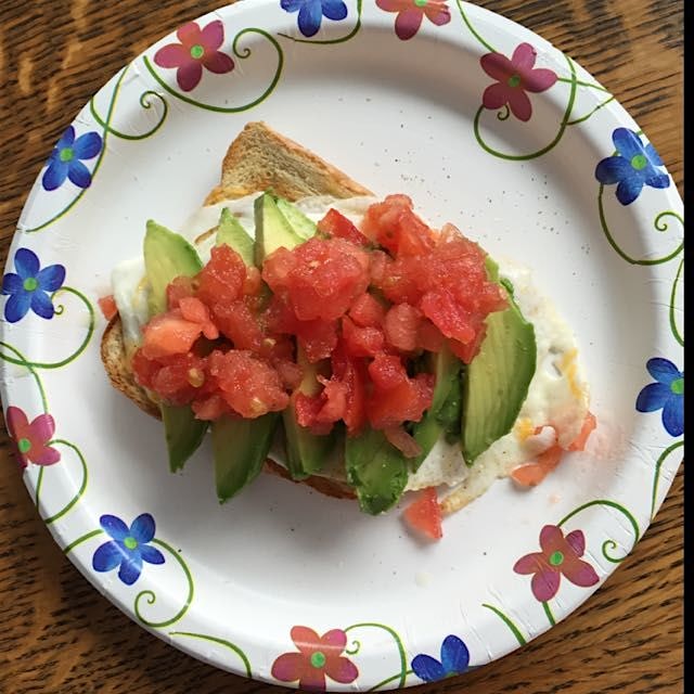 A snowy day calls for some Huevos Rancheros 