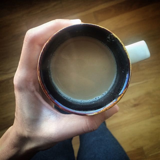 A warm start to a brrr cold day. Cardamom Coffee sweetened w/ Dates! 