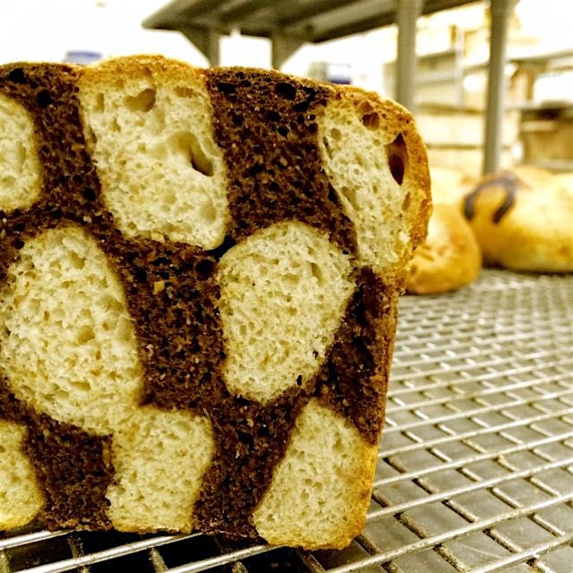 Black & White Checkerboard Bread
