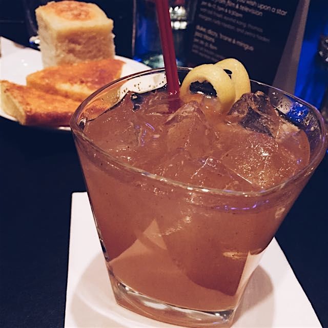 This New York City girl loves her bourbon and biscuits. Cocktail w bourbon, lemon juice, maple sy...