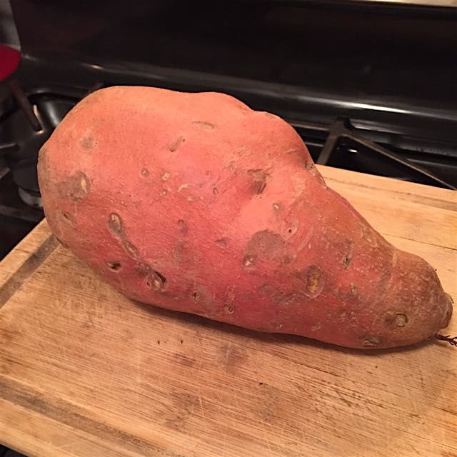 My farmer brother gave me this 5+ lb potato. Tonight...it becomes fries. 