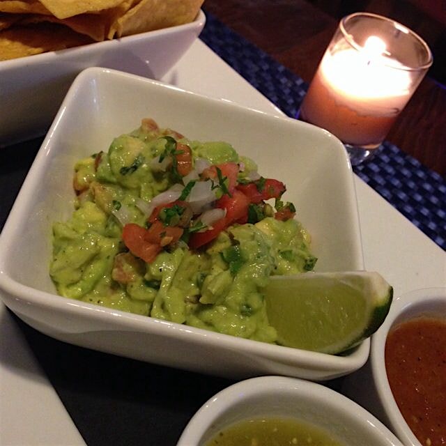 Salsa Verde and Salsa Rojo and Guacamole, oh my! Perfect while enjoying the #CMRvsCRO at Carta Az...