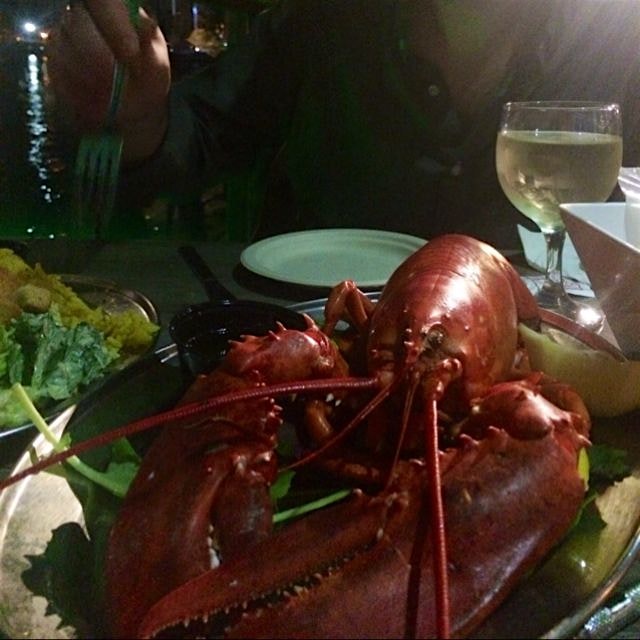 That Sunday night we chose lobster dinner on a docks and a midnight drive over 95 south traffic. 