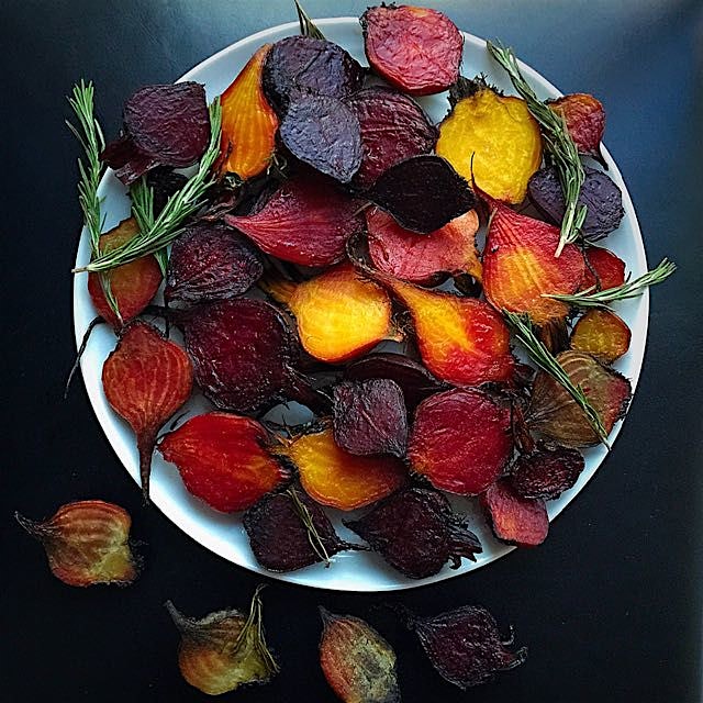 Roasted beets are that good, and their colors are sensational! #learnwhatsinyourfood