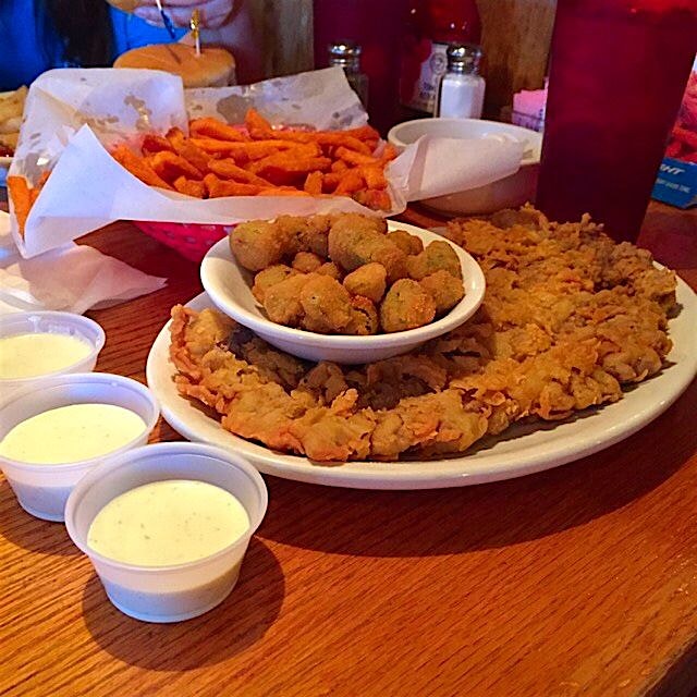 The famous Texas Chicken fried steak! I missed this. 