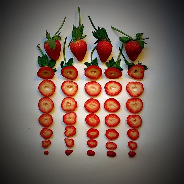 Just strawberries-scape!