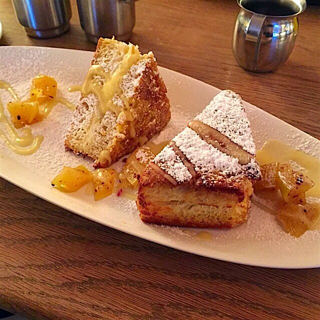 I never splurge like this, but glad I did for a sweet breakfast. Delicious French Toast in Philly...