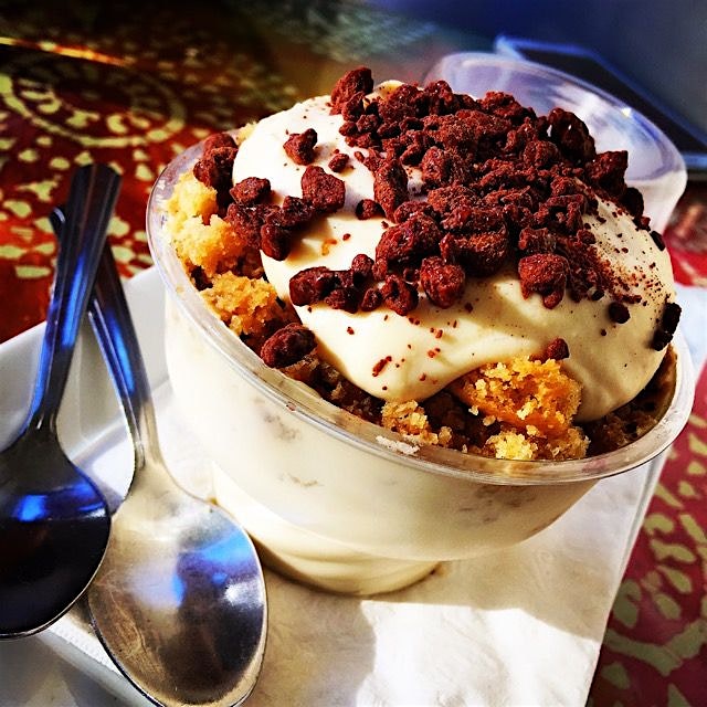 Never too early for #dessert! A #vegan #tiramisu con café in the morning?! Why not?! 