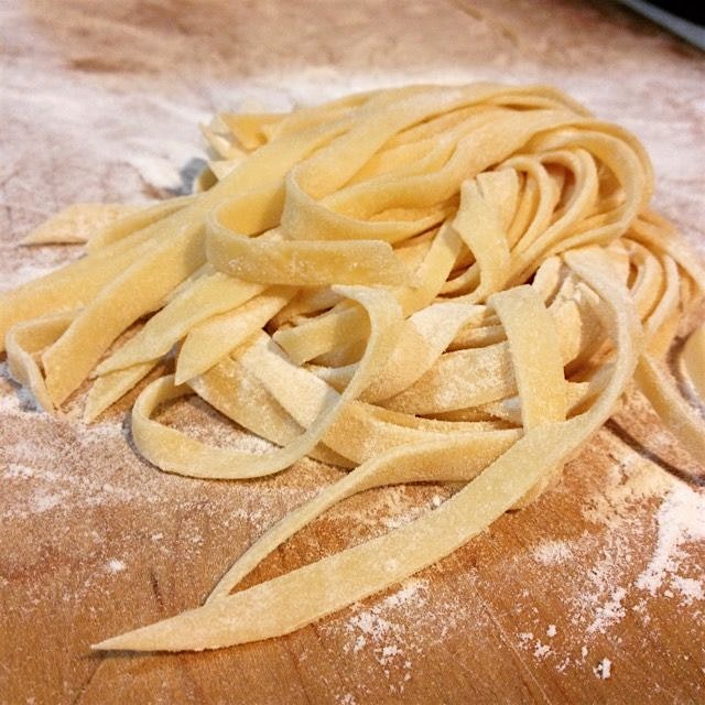 Nothing better than homemade pasta. 