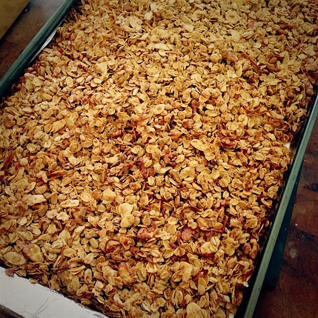 Granola with "chai" flavors