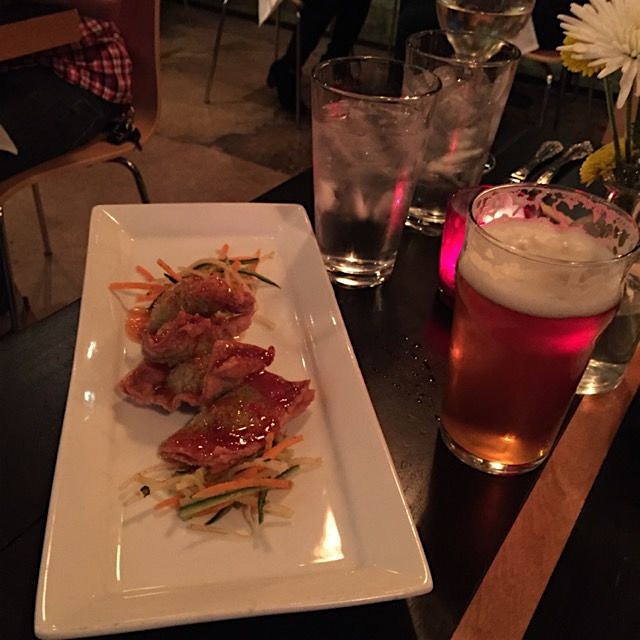 Kale Edamame dumplings from Clever Koi restaurant in Phoenix.  Insanely good place