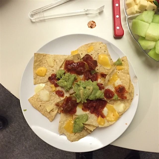 Purpose-made nachos. Goes great with a glass of champagne. 