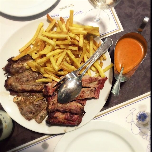 This meal is commonly known as "Churrasco" or "Churrascada" and it's a very traditional Galician ...
