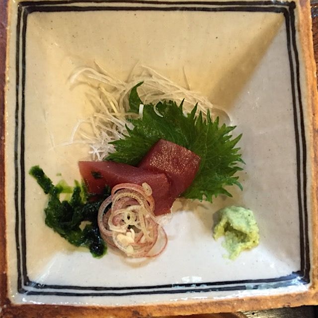 The best tuna sashimi I&#39;ve had in a decade (and I remember that other time!). At the tiny but Mic...