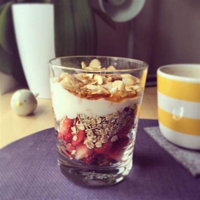 Quick parfait at home!
