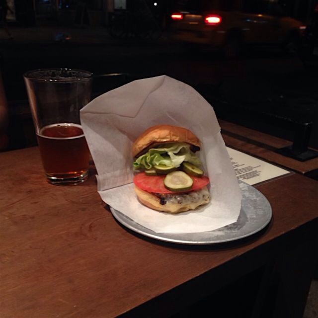 Bua burger and peekskill 'hop common'