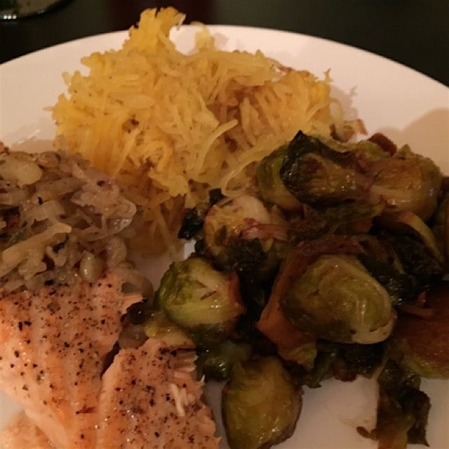 Packing up and still eating well <3 spaghetti sqash