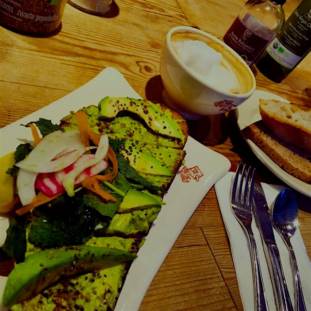 The best things in life come in the simplest of forms. #avocadotoast #cappuccino #LPQ 
