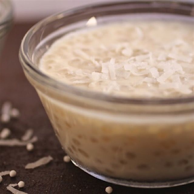 Made my Paleo Tapioca yesterday ❤️ SUPER easy, and it tastes exactly like "regular tapioca" but d...