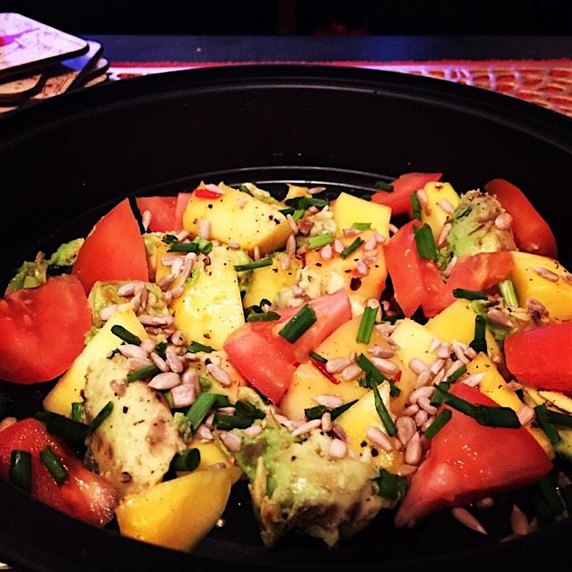 Mangos Avocados Chives - best friends :)