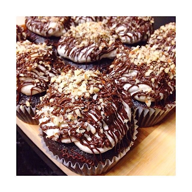 My version of Almond Roca. They're spiked with almond liqueur!! Yum! 