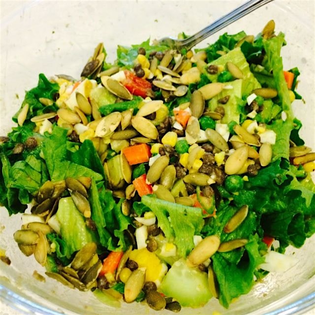 Kitchen sink super foods salad 