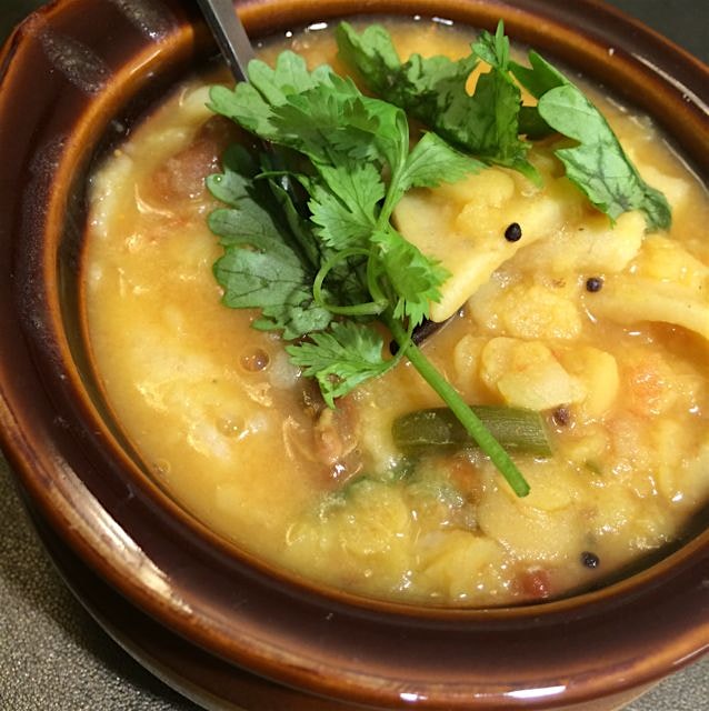 Daal dholki in a French--not British, not Brooklyn--bowl @govani #curryhill 