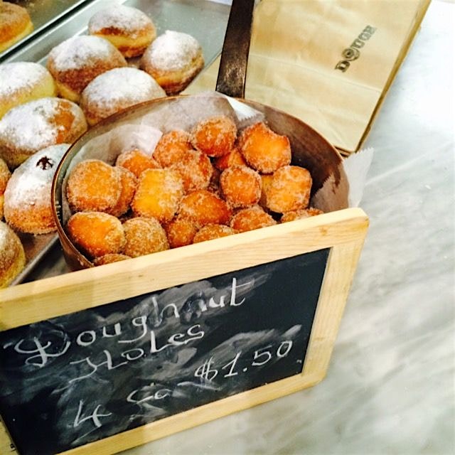 As if face-sized doughnuts weren't tempting enough when I get my coffee here... Now they have dou...