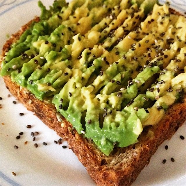 Avocado toast is always the right choice for breakfast! 