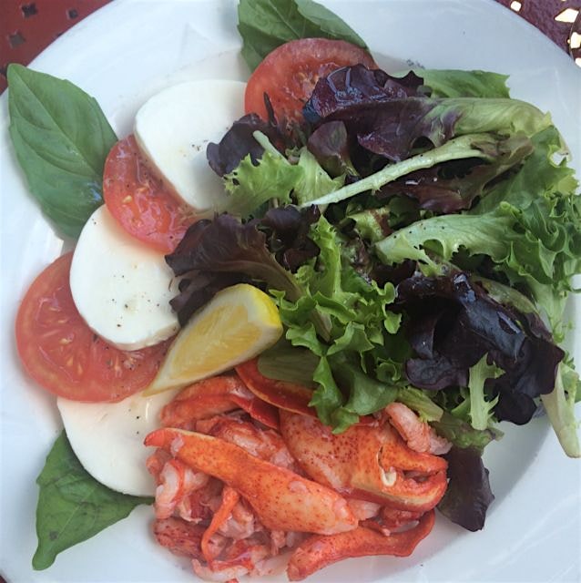 Lobster caprese on nantucket. 
