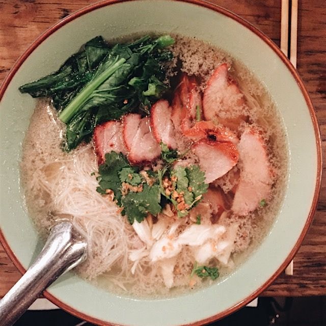 Pork and crab noodle soup 🍜🍜🍜