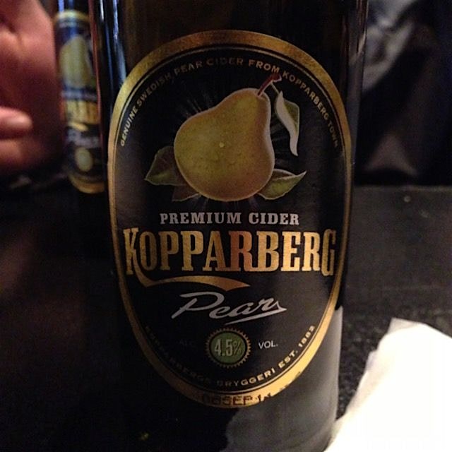 Note for later - crisp and delicious pear cider I had at Bon Chon chicken, of all places...