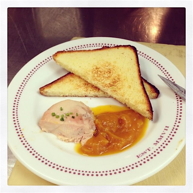 Cook's Life - sometimes a friend makes you a snack plate of homemade foie gras  goose liver pate ...