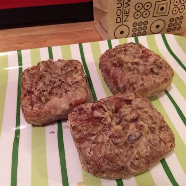 Doughnut Plant offered pecan praline beignets for Mardi Gras. 