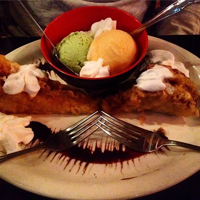 That's tempura fried PB&J, proving dreams come true. ✨